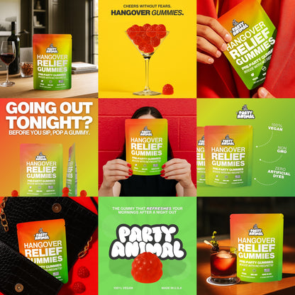 Party Animals Anti-Hangover Gummies