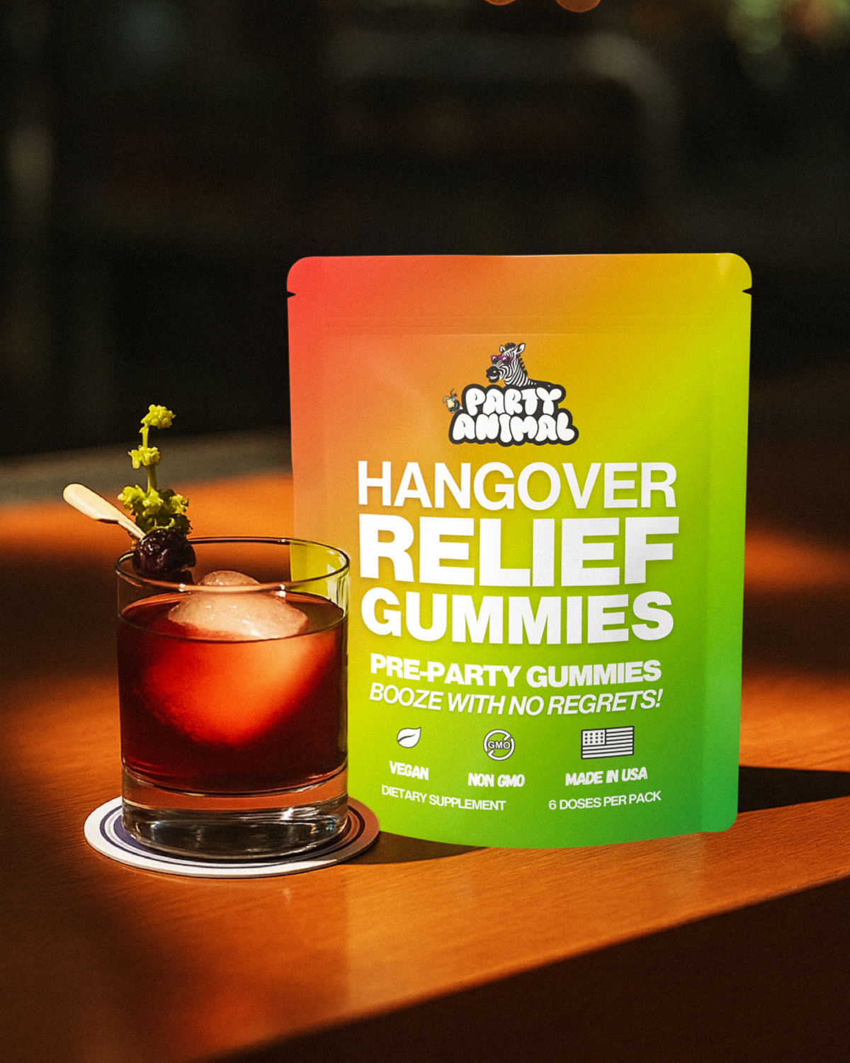 Party Animals Anti-Hangover Gummies