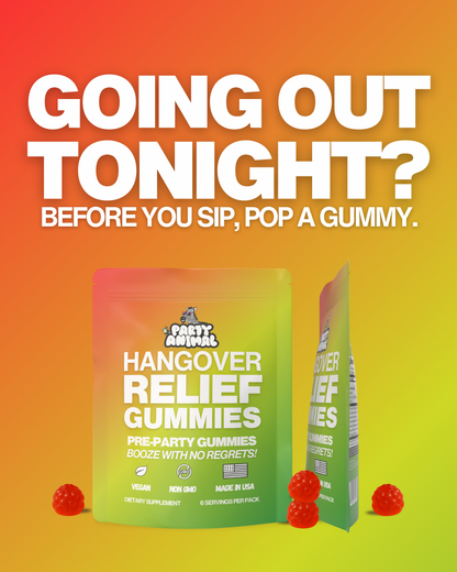 Party Animals Anti-Hangover Gummies